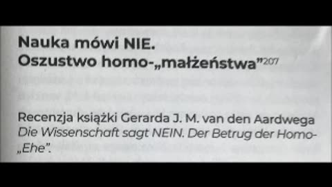 9 KS DARIUSZ OKO LAWENDOWA NAUKA MÓWI NIE .OSZUSTWO HOMO-MAŁŻEŃSTWA