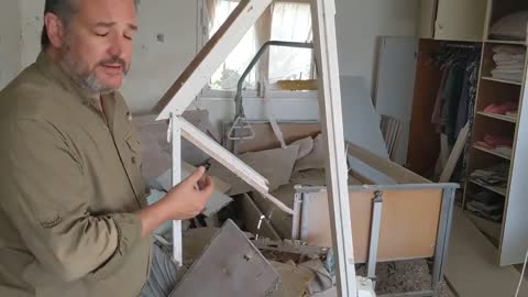 WATCH: Ted Cruz Visits Destroyed Homes of Innocent Israelis Hurt By 'Terrorist Rockets'