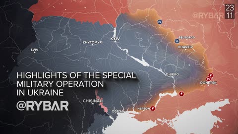 ❗️🇷🇺🇺🇦🎞 Rybar Daily Digest of the Special Military Operation: November 22-23, 2023