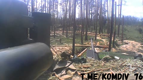 Russian paratroopers work from 30-mm BMP-2M “Berezhok” autocannon