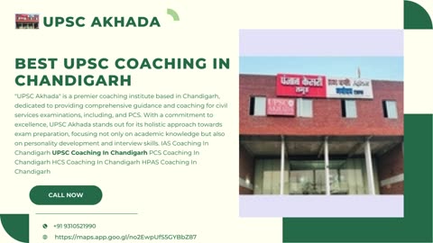 Best UPSC Coaching In Chandigarh