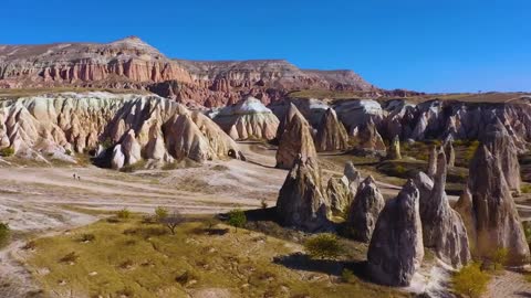 Cappadocia is a magical place with extremely strange topography, like a fairy tale world