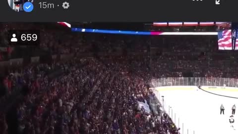 Dan Scavino Video Of Moving Rendition Of Star Spangled Banner Hockey Game