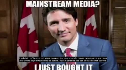 600 millions donné aux médias - Trudeau est insulté(sous-titre en français)