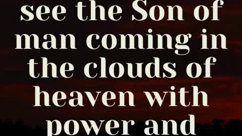 JESUS SAID... And then shall appear the sign of the Son of man in heaven: