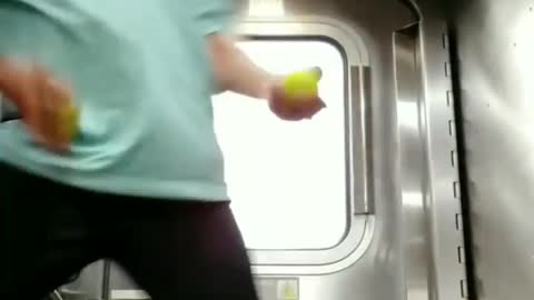 FJB Tricks P4 ... On a train