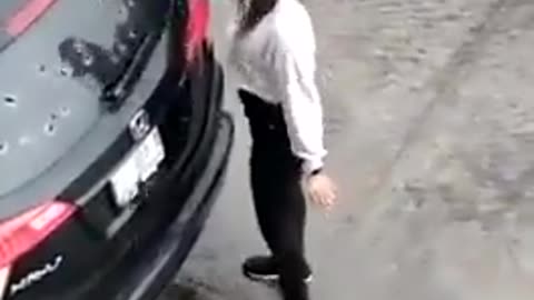 Jaded Woman Ruins Her Ex's Car