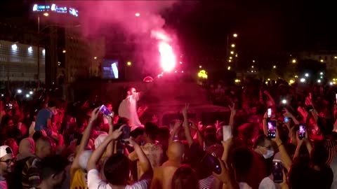 Celebrations after Tunisian prime minister sacked