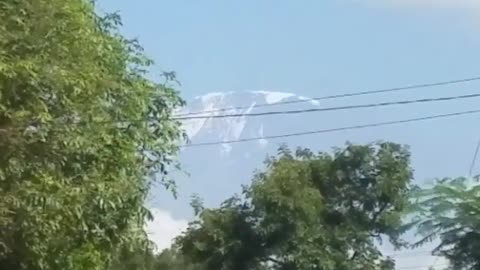 Kilimanjaro on sky