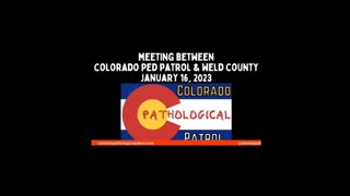 Police audio recording of Weld County Sheriff's Detective and CPP about endangering the public