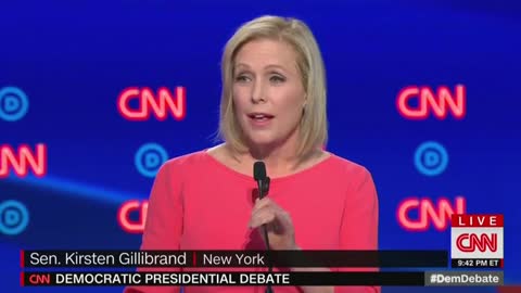 Dem debates: Gillibrand "I'm going to Clorox the oval office