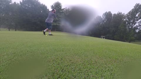 Crazy Rednecks Playing Golf in the Rain