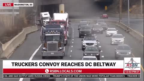 The People's Convoy Arrives In Washington DC