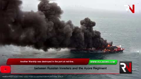 Another Warship was destroyed in the port at red-line. UKRAİNE RUSSİA WAR NEWS