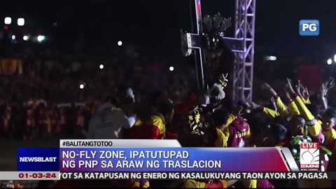 No-fly zone, ipatutupad ng PNP sa araw ng Traslacion