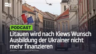Litauen wird nach Kiews Wunsch Ausbildung der Ukrainer nicht mehr finanzieren