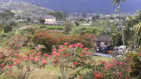 Bali Island In the area of Lake Beratan.