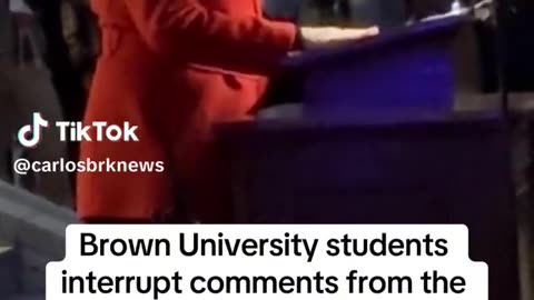 Cowardly Brown University President Cuts References To Jewish Symbols After Getting Heckled