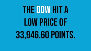 DJIA Expected Price Range for November 6, 2023