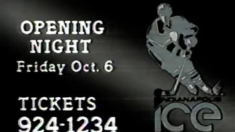 October 6, 1989 - Indianapolis Ice Open Hockey Season