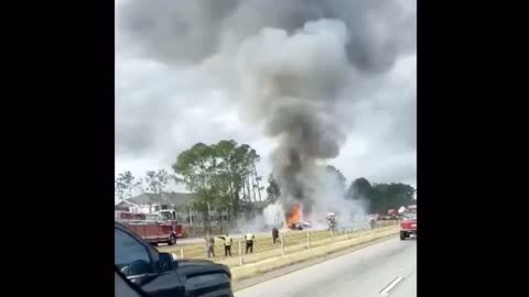 Dec. 4, 2020 Fiery 3-vehicle crash on Interstate 16