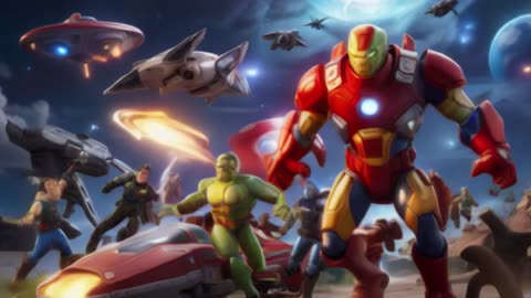 Marvel Heroes and the Cosmic Adventure