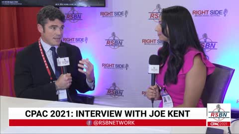 Interview with Joe Kent at CPAC 2021 in Dallas 7/10/21