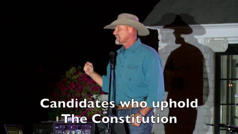 Sheriff Lamb speaking in October 2020 About Freedom and Law and Order