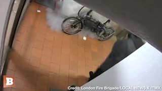 WOAH! E-bike Battery Causes Fiery EXPLOSION