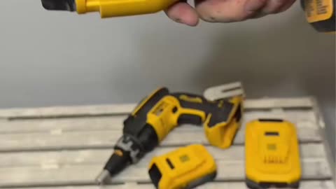 My favorite feature on this Dewalt cutout tool is that you can change the bit without a wrench