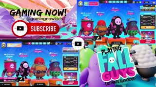 Gaming Now! First Live Stream! Fall Guys Squads - Family Gaming!