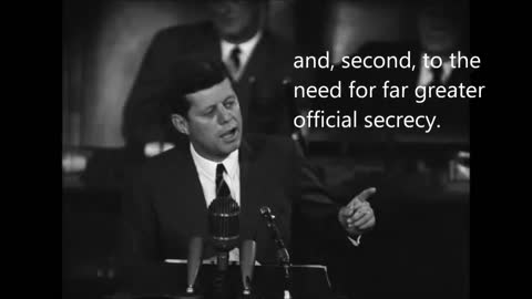 JFK Speech on Secret Societies