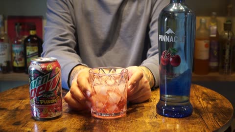 Pinnacle Cherry Vodka & Mtn Dew Baja Point Break Punch