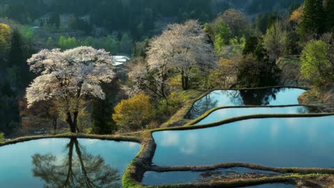 Beautiful pastoral scenery