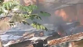 Incendio en asentamiento de Floridablanca