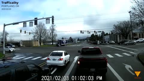 Oops, Wrong Lane. Trafficality Quicky 2021.02.03 — PORTLAND, OR