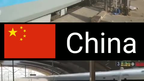 India Vs China High speed train
