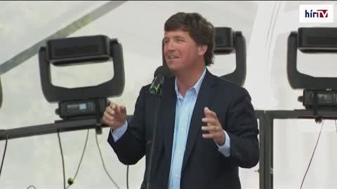 Tucker Carlson gives great speech in Hungary