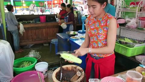 TThai Green Papaya Salad – Best Thailand Papaya Salad - Thai Street Food