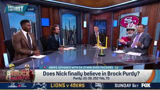 FIRST THINGS FIRST Nick Wright reacts 49ers def Packers 24-21 to advance to NFC title