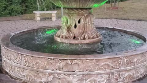 Colorful fountain