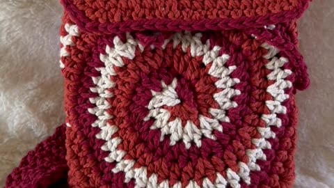 Crochet Spiral Backpack