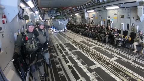 Special Operations Boat Airdrop From C-17