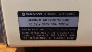 Sanyo Electric 1200 W Oven