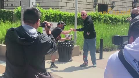 Howie Mandel jokingly attacks photographers over Will Smith slap question