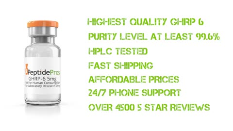 GHRP 6 for sale online | Purchase GHRP 6 from Peptide Pros