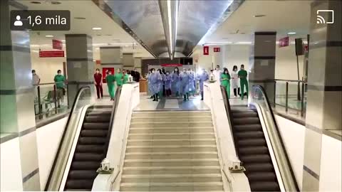 Hospital Staffs Party Dancing Proves there is NO PANDEMIC