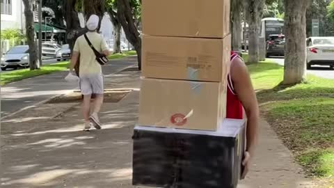 INSANE Falling Boxes Prank BALLS Edition! So FUNNY! Is this