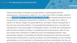 Plant vs Animal Vitamin K (71% are Deficient!)