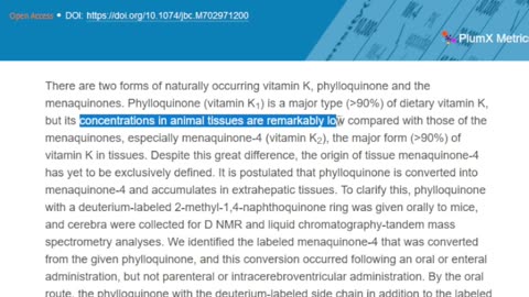 Plant vs Animal Vitamin K (71% are Deficient!)